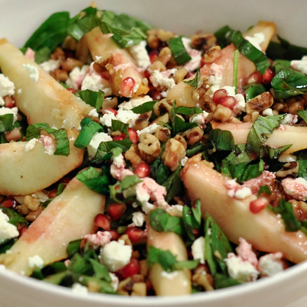 DivaDiCucina_PomegranatePearSalad