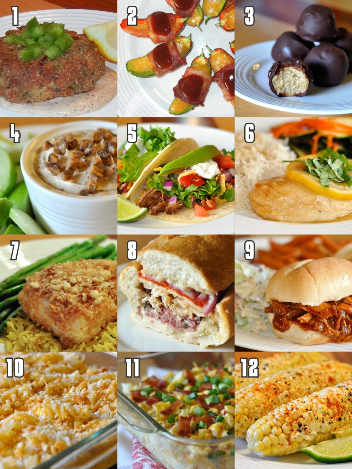 Hubby's Top 12 Pick's