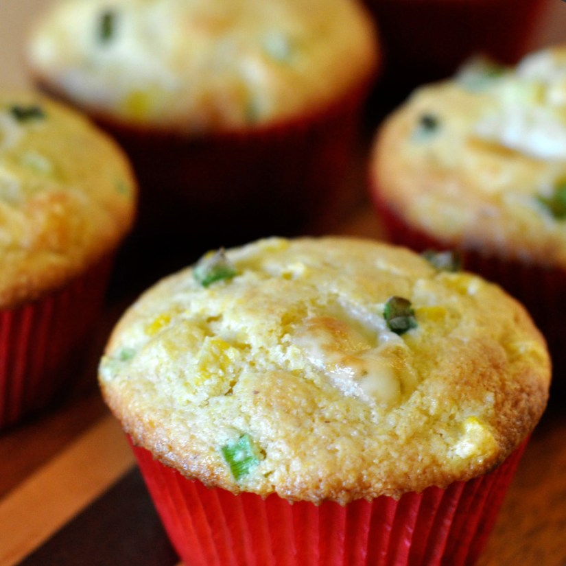 Cracked Corn and Cheese Cornbread Muffins