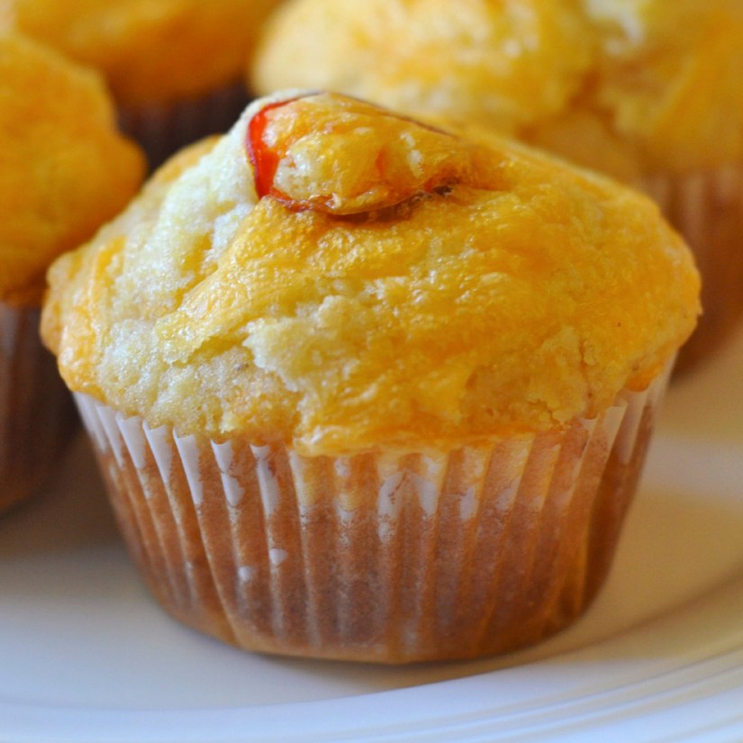 Jalapeño Cheddar Corn Bread Muffins