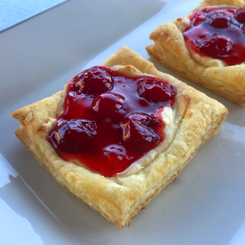 Cherry Cream Cheese Danishes