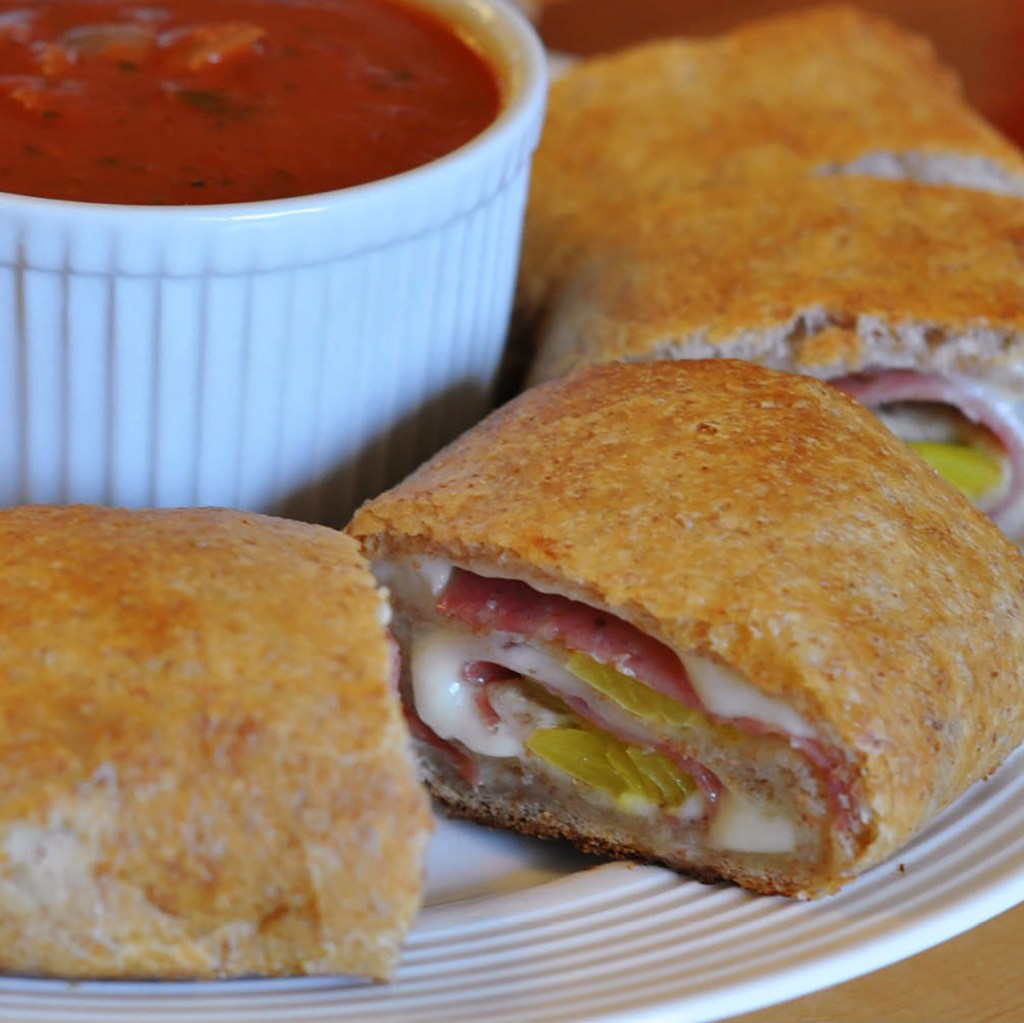 Salami & Pepperoncini Stromboli