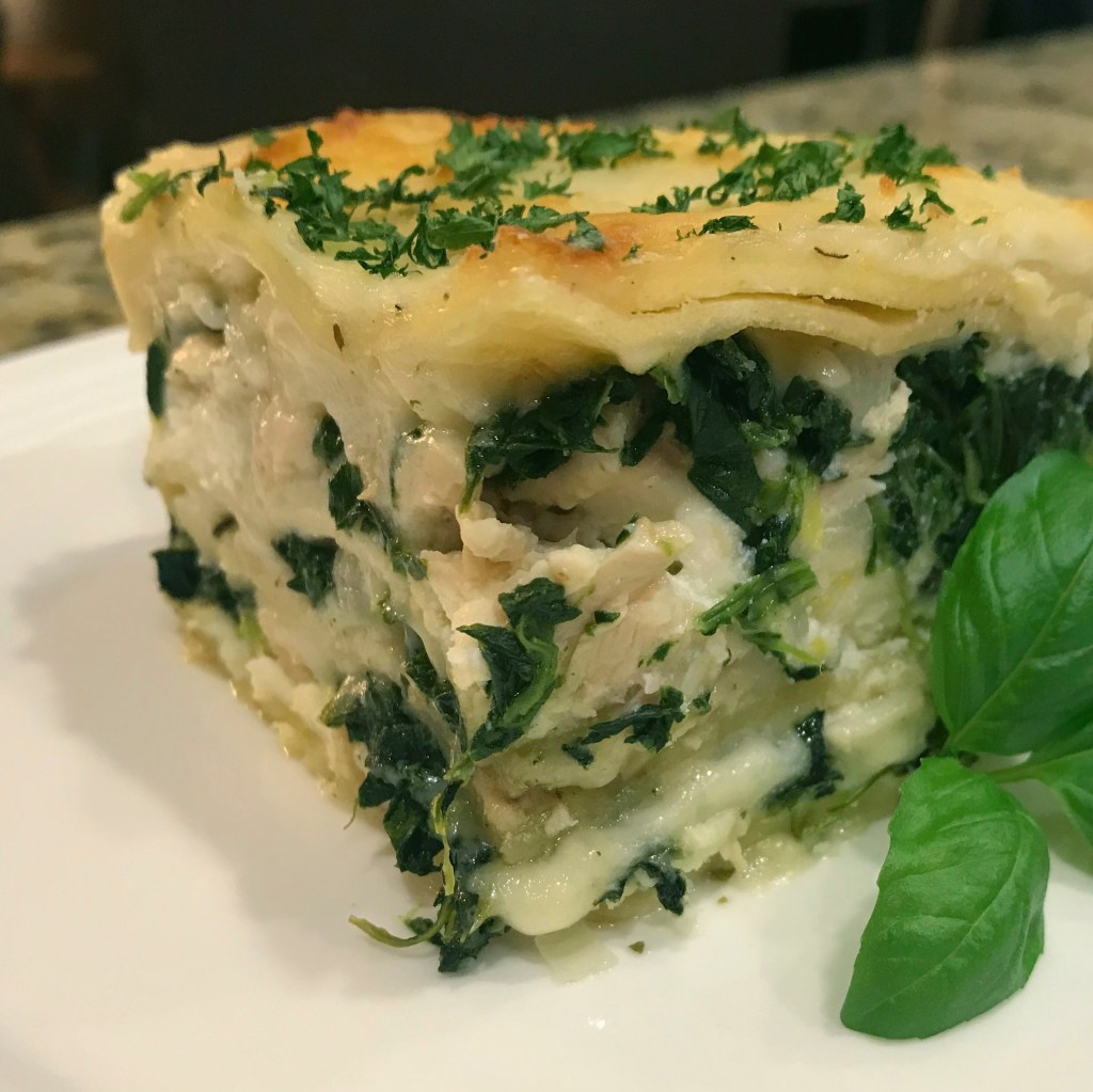 Chicken & Cheesy White Sauce Lasagna