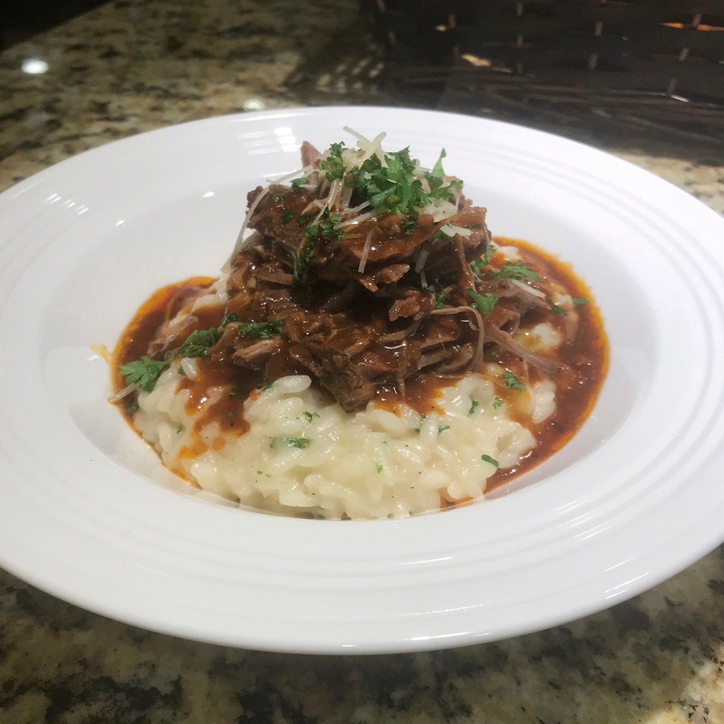 Italian Pot Roast and Parmesan Risotto