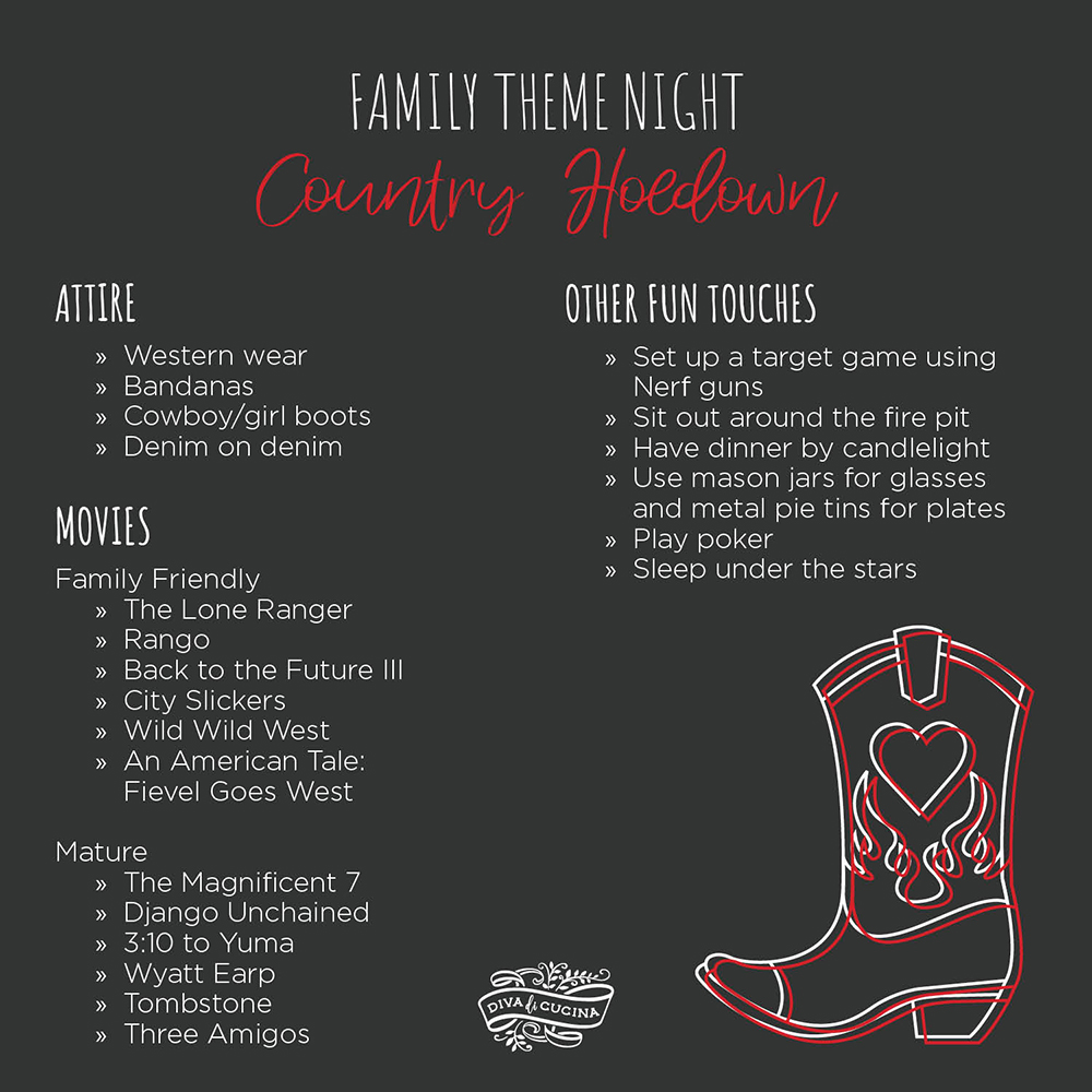 Family Theme Night—Country Hoedown