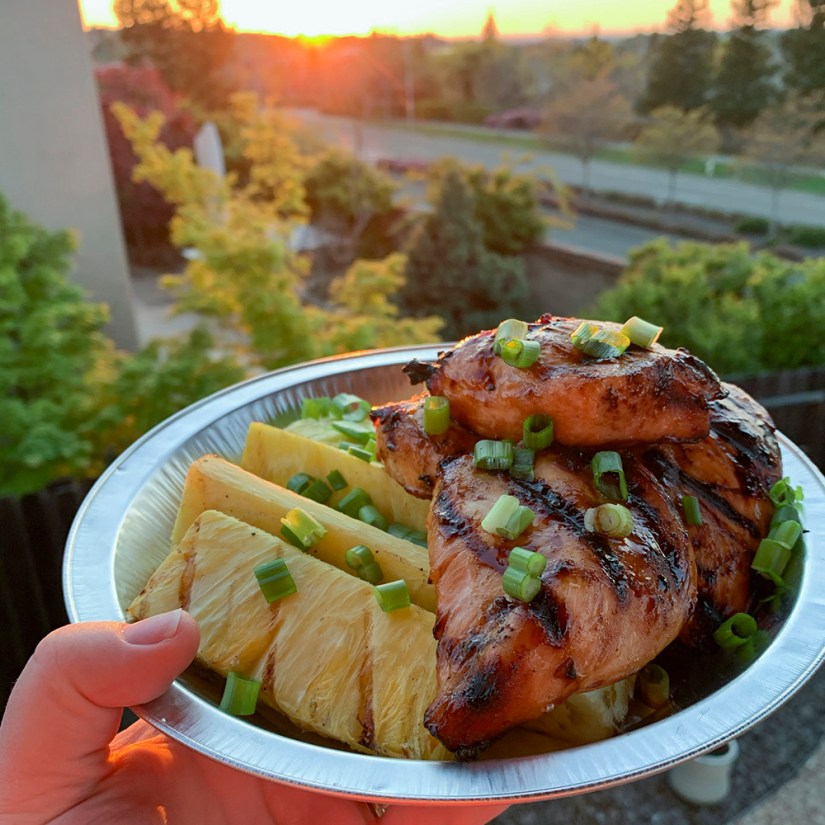 Grilled Hawaiian Chicken & Pineapple