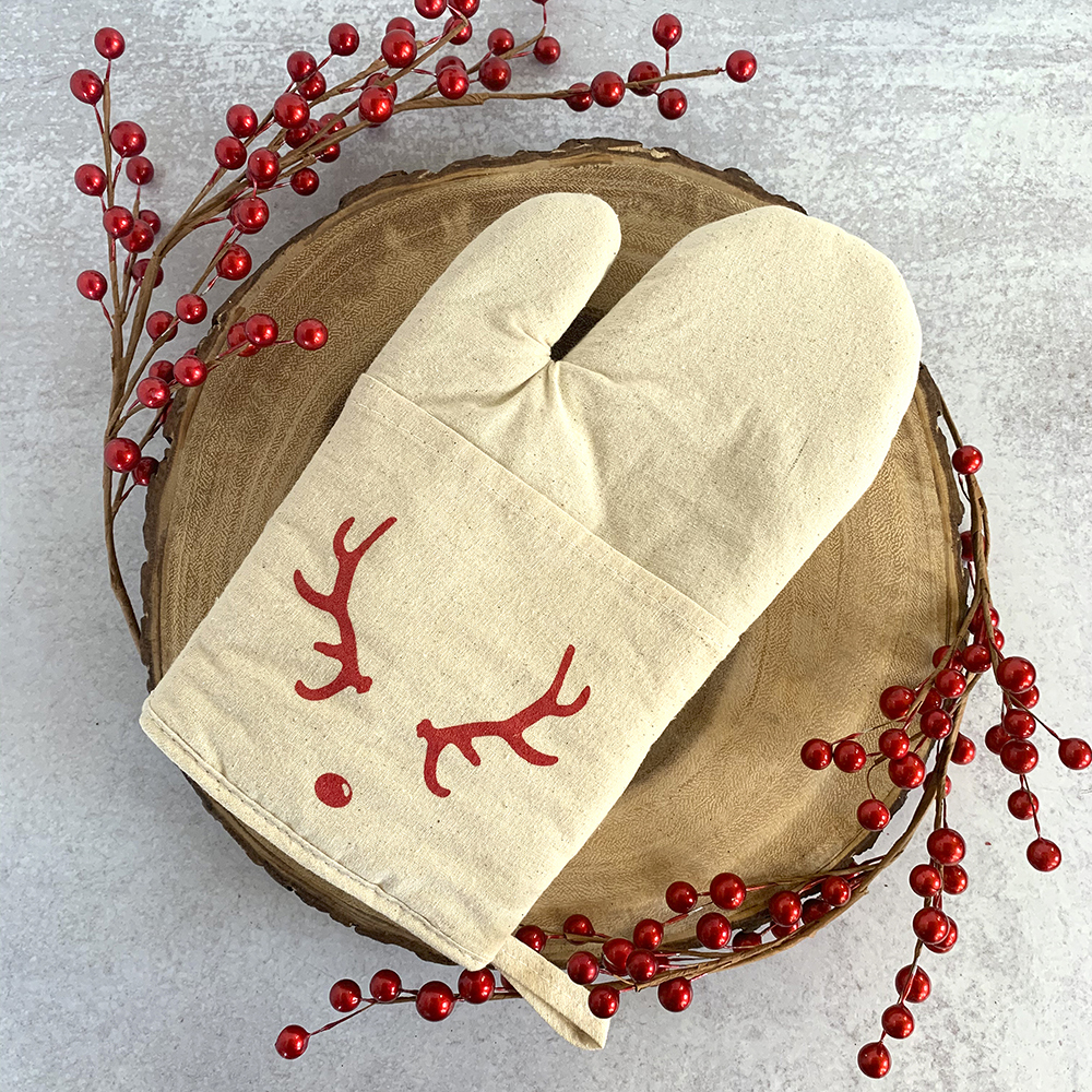 Reindeer Oven Mitt
