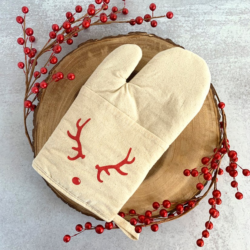 Reindeer Oven Mitt